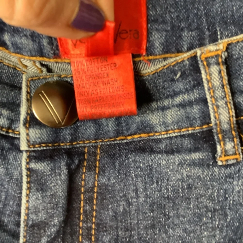 EUC Very Vera jeans sequins bling sz. 6P - Picture 6 of 11